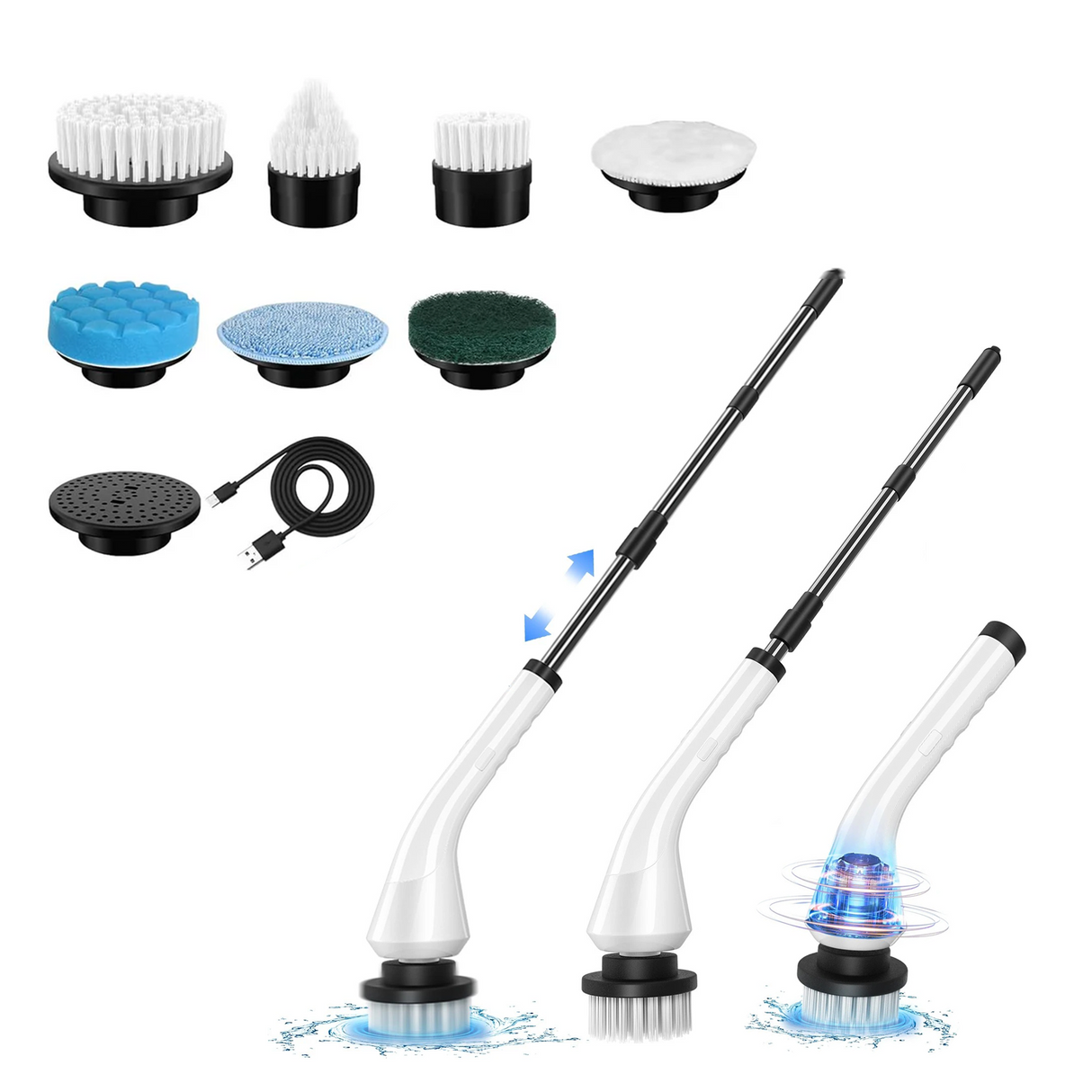 Electric Cordless Shower Scrubber