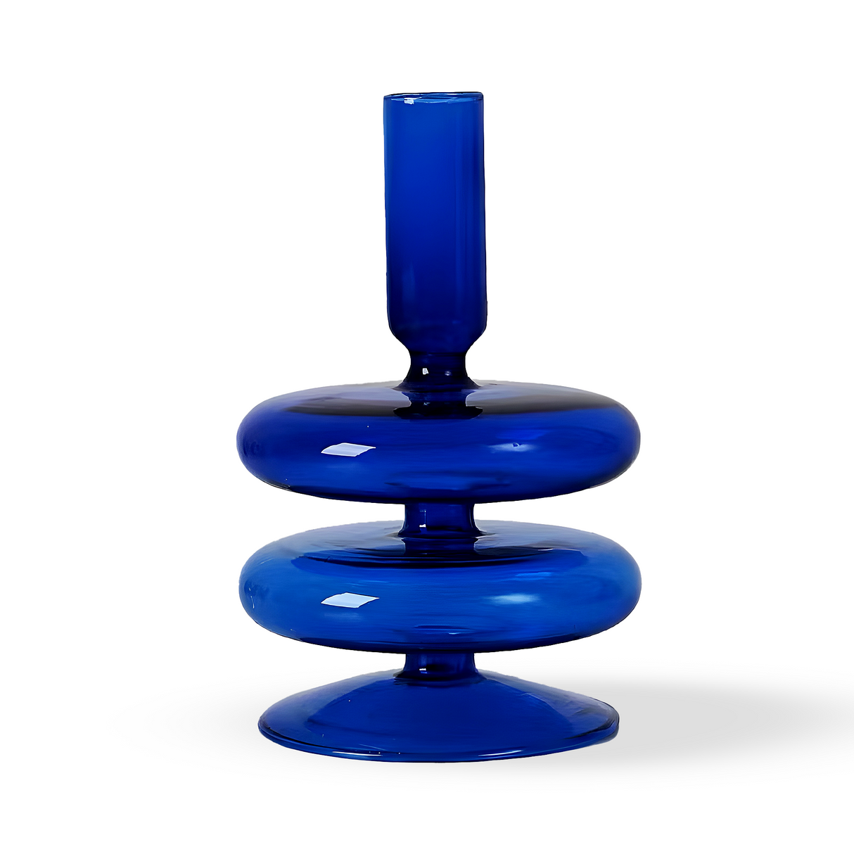 Modern Blue Nordic Vase Collection – Bold Statement Decor (3 Sizes)
