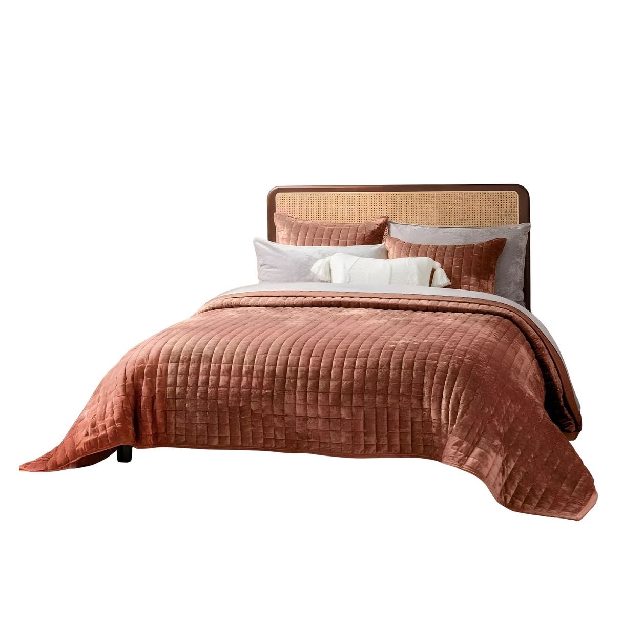 The Mariana Luxury Velvet Comforter Set – King Size