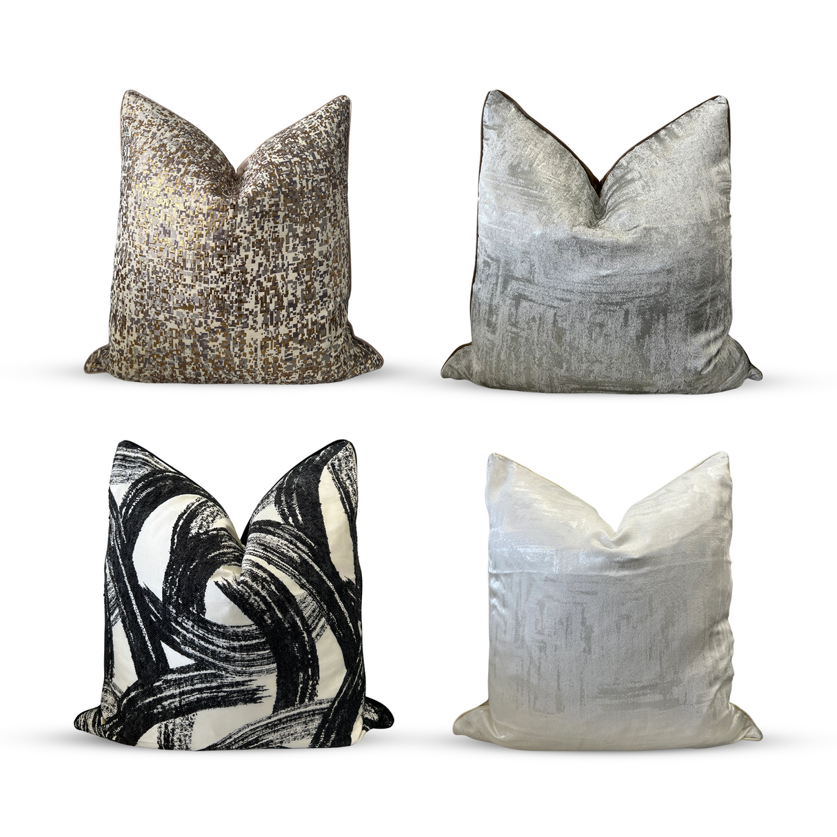 Designer Pillowcases with Extra-Fluffy Feather Inserts – 16 Styles