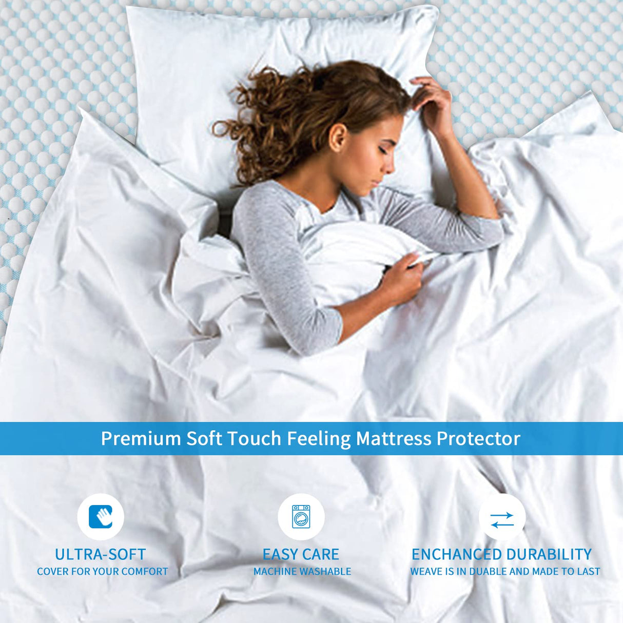 Cooling Mattress Protector – Ultra-Soft, Breathable & Durable | Queen & King Sizes