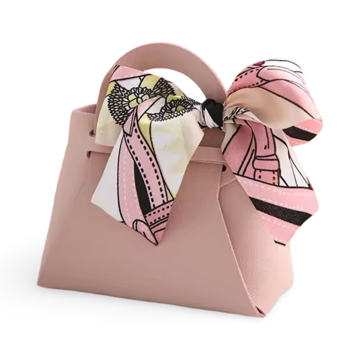 Designer Kids Bonbonniere Gift Bag with Bow – Elegant Party Favor (10 Pack)